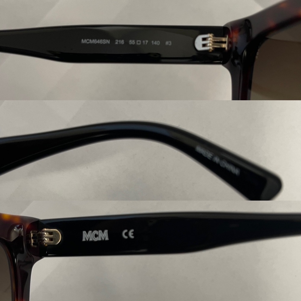 MCM 55mm Rectangle Sunglasses - Picture 16 of 16